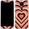 Autumn Heart Pattern Moto E5 Plus Skin