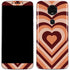 Autumn Heart Pattern Moto E5 Plus Skin