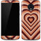 Autumn Heart Pattern Moto G6 Skin
