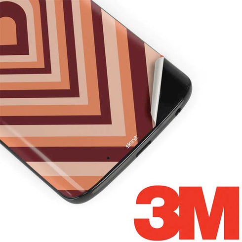 Autumn Heart Pattern Moto G6 Skin