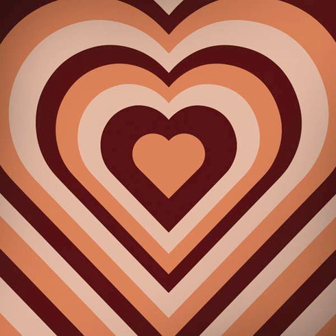 Autumn Heart Pattern Moto G6 Skin