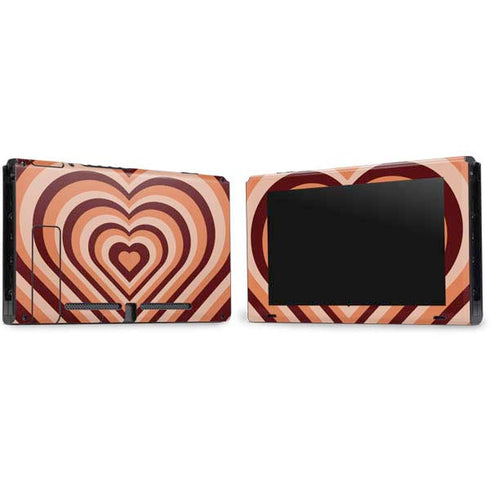 Autumn Heart Pattern Nintendo Switch Bundle Skin