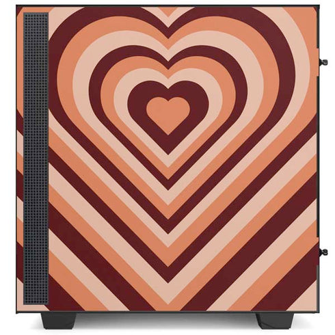 Autumn Heart Pattern NZXT H510 Compact ATX Mid-Tower Case Skin