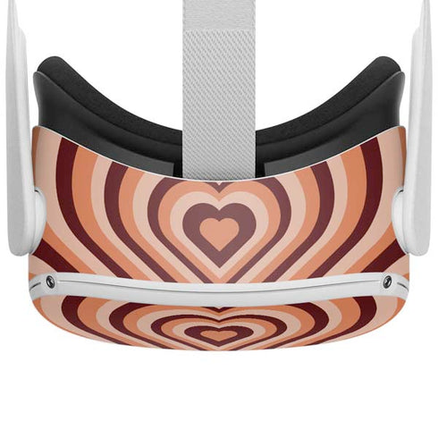 Autumn Heart Pattern Oculus Quest 2 Skin
