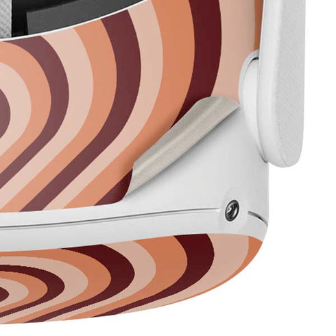 Autumn Heart Pattern Oculus Quest 2 Skin