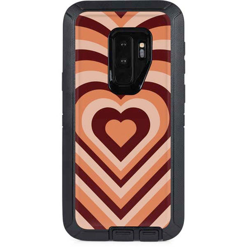 Autumn Heart Pattern Otterbox Defender Galaxy Skin