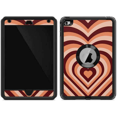 Autumn Heart Pattern Otterbox Defender iPad Skin