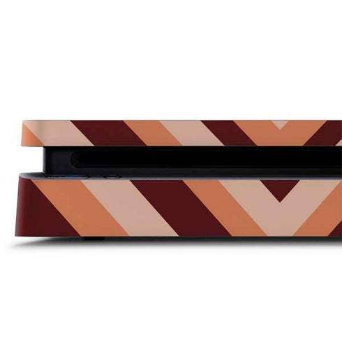 Autumn Heart Pattern PS4 Slim Skin