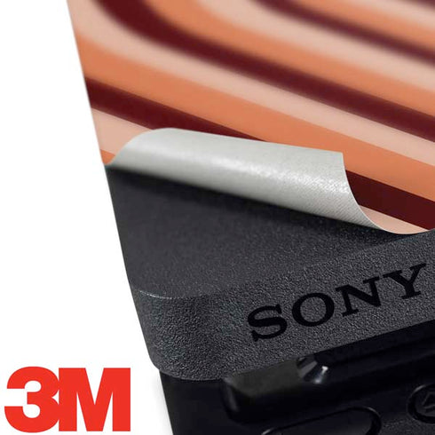 Autumn Heart Pattern PS4 Slim Skin