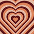 Autumn Heart Pattern PS4 Slim Skin