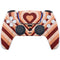 Autumn Heart Pattern PS5 Controller Skin