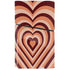 Autumn Heart Pattern PS5 Slim Disk Console Skin