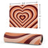 Autumn Heart Pattern Gaming Mouse Pad