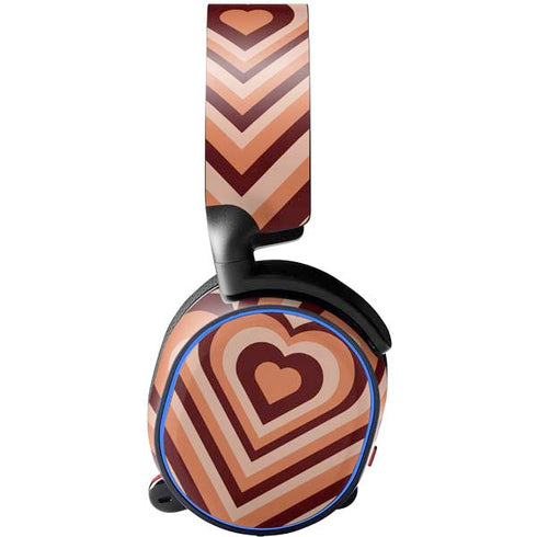 Autumn Heart Pattern SteelSeries Arctis 5 Skin