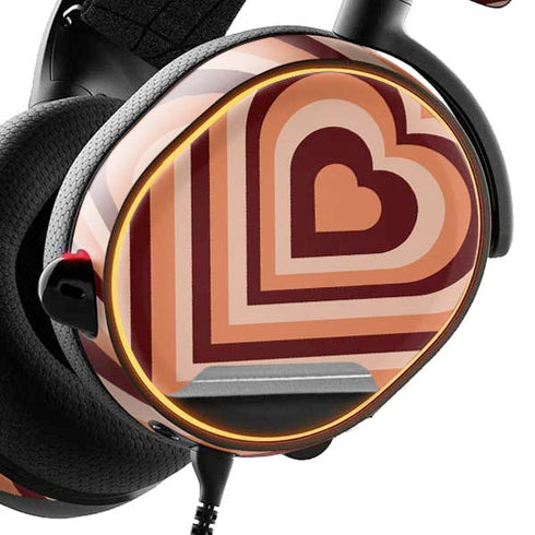 Autumn Heart Pattern SteelSeries Arctis 5 Skin