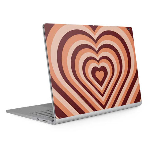 Autumn Heart Pattern Surface Book 2 13.5in Skin