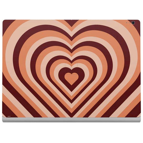 Autumn Heart Pattern Surface Book 2 13.5in Skin