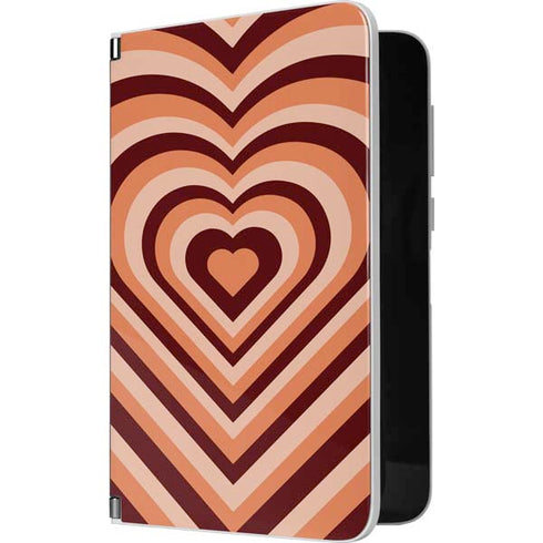 Autumn Heart Pattern Surface Duo Skin