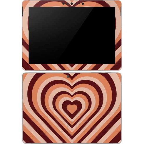 Autumn Heart Pattern Surface Go Skin