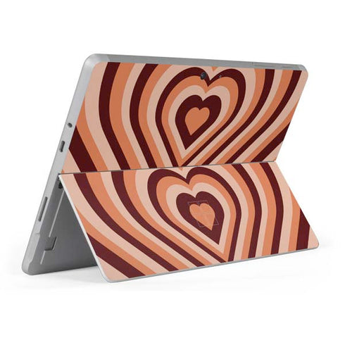 Autumn Heart Pattern Surface Go Skin