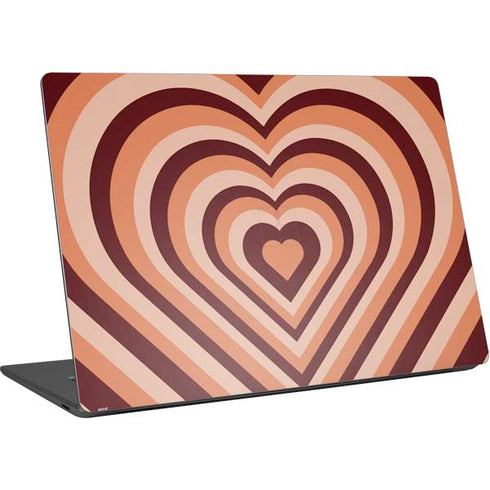 Autumn Heart Pattern Surface Laptop 4 15in Skin