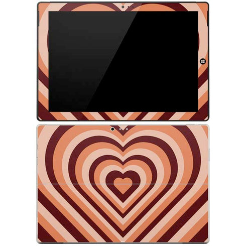 Autumn Heart Pattern Surface Pro 3 Skin