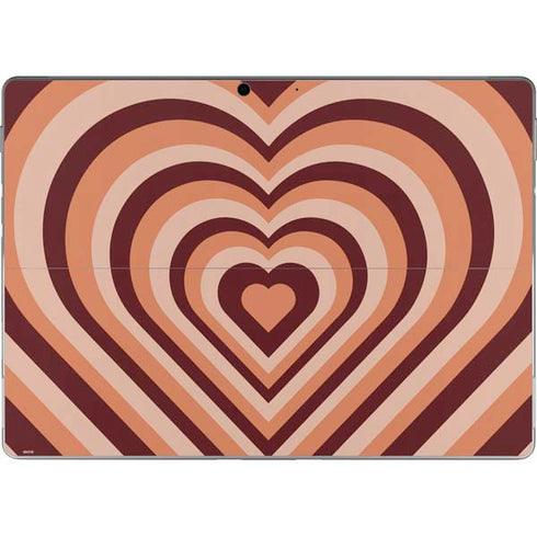 Autumn Heart Pattern Surface Pro 8 Skin