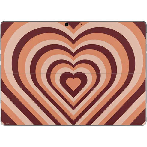 Autumn Heart Pattern Surface Pro 9 Skin