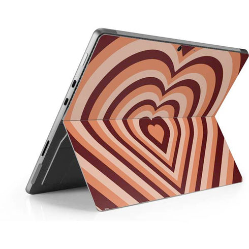 Autumn Heart Pattern Surface Pro 9 Skin
