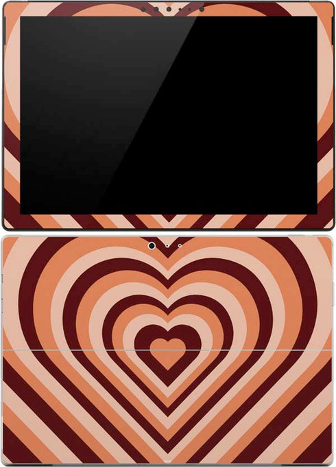 Autumn Heart Pattern Surface Pro (2017) Skin