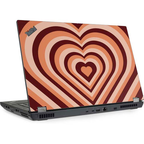 Autumn Heart Pattern Lenovo ThinkPad Skin