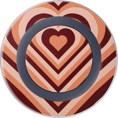 Autumn Heart Pattern Wireless Charger Skin