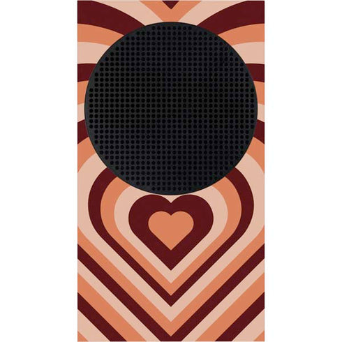 Autumn Heart Pattern Xbox Series S Bundle Skin