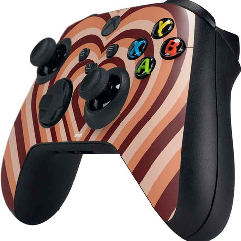 Autumn Heart Pattern Xbox Series X Controller Skin