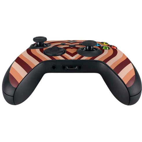 Autumn Heart Pattern Xbox Series X Controller Skin