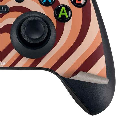Autumn Heart Pattern Xbox Series X Controller Skin