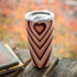 Autumn Heart Pattern Yeti 20oz Tumbler Skin