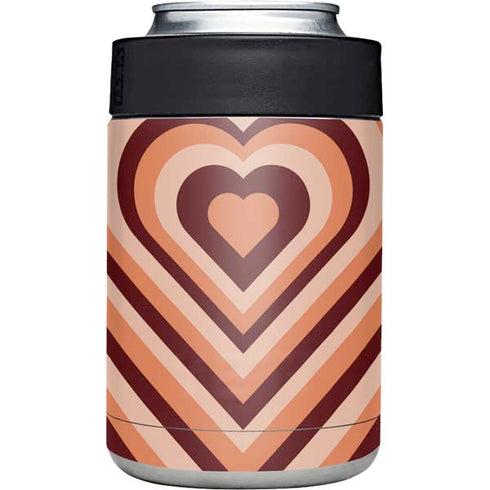 Autumn Heart Pattern Yeti Colster Can Insulator Skin