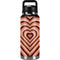 Autumn Heart Pattern YETI Rambler 36oz Bottle Skin