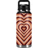 Autumn Heart Pattern YETI Rambler 36oz Bottle Skin