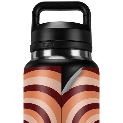 Autumn Heart Pattern YETI Rambler 36oz Bottle Skin