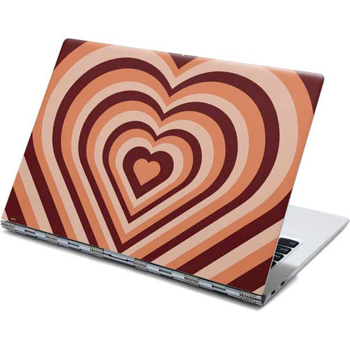 Autumn Heart Pattern Yoga 910 2-in-1 14in Touch-Screen Skin