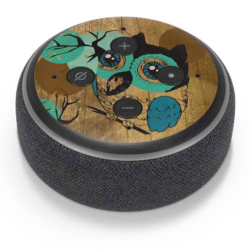 Autumn Owl Amazon Echo Dot Skin