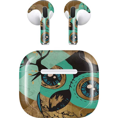 Autumn Owl Apple AirPods (3rd Gen 2021) Skin