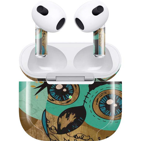 Autumn Owl Apple AirPods (3rd Gen 2021) Skin