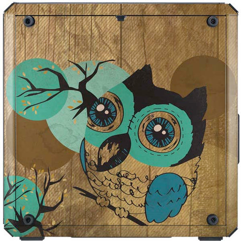 Autumn Owl Cooler Master MasterBox Q300L Mini Tower Skin