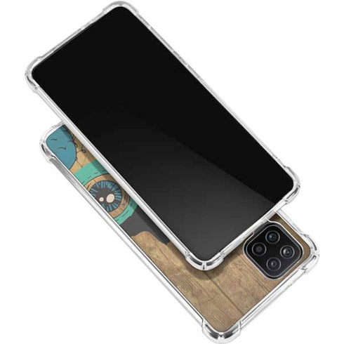 Autumn Owl Galaxy A12 Clear Case