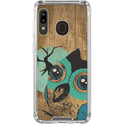Autumn Owl Galaxy A30 Clear Case