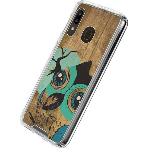 Autumn Owl Galaxy A30 Clear Case