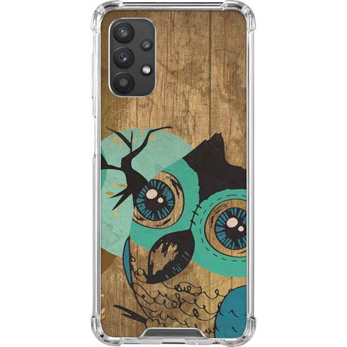 Autumn Owl Galaxy A32 5G Clear Case